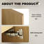 Meuble-lavabo mural 24 po avec lavabo en céramique et portes doubles-98905884