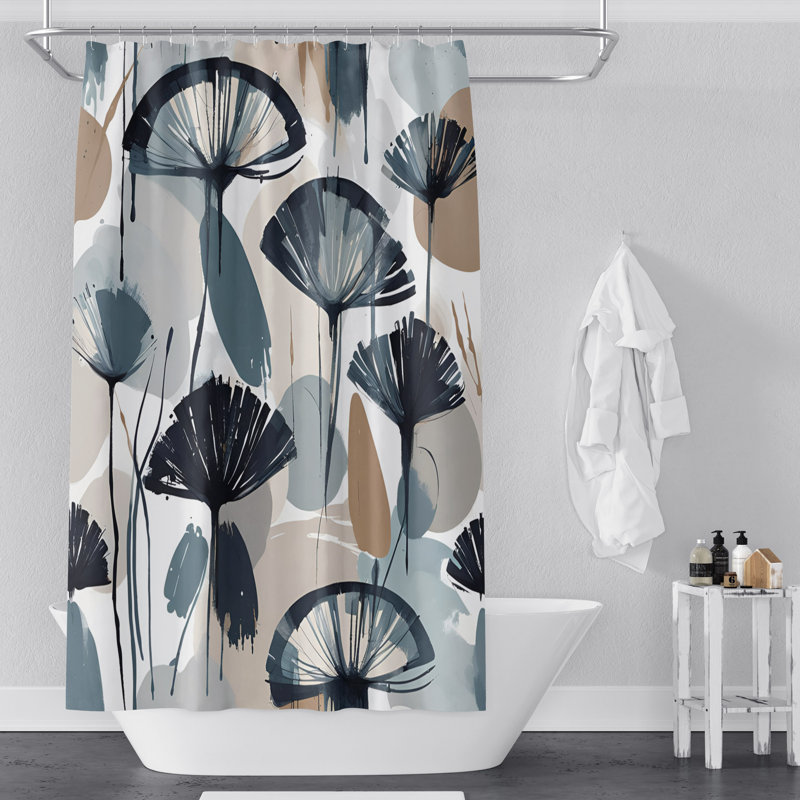 Rideau de douche Encarna, H 72 po x l 70 po