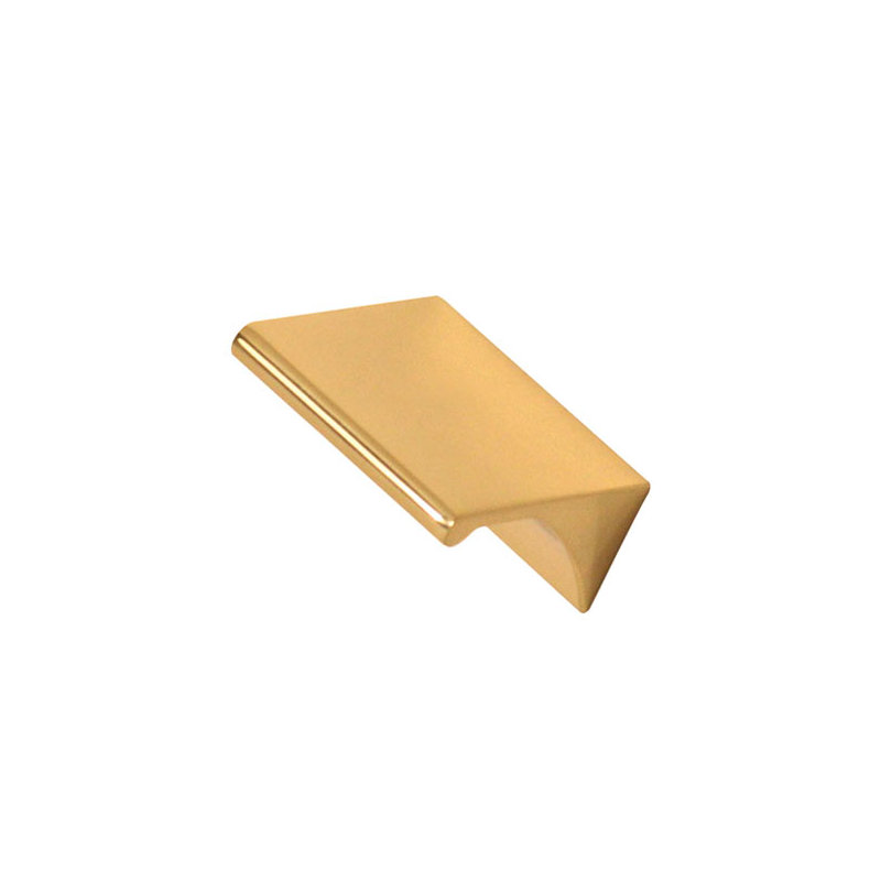 Finger Pull, Polished Brass, 3/4" 