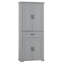 Bathroom Storage Cabinet with Doors and Drawer, Multiple Storage Space, Adjustable Shelf, White-1990592375