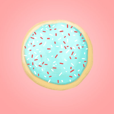 Sugar Cookie - Wrapped Canvas Print