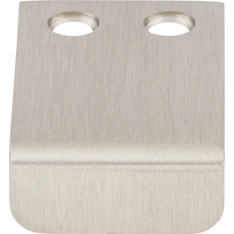 Tab Finger pull, Brushed Satin Nickel, 7/16" Center to Center