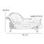 Chaise en bois massif tendance et luxueuse.-107387554