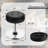 Adjustable 360° Swivel Storage Vanity Stool with Removable Tray