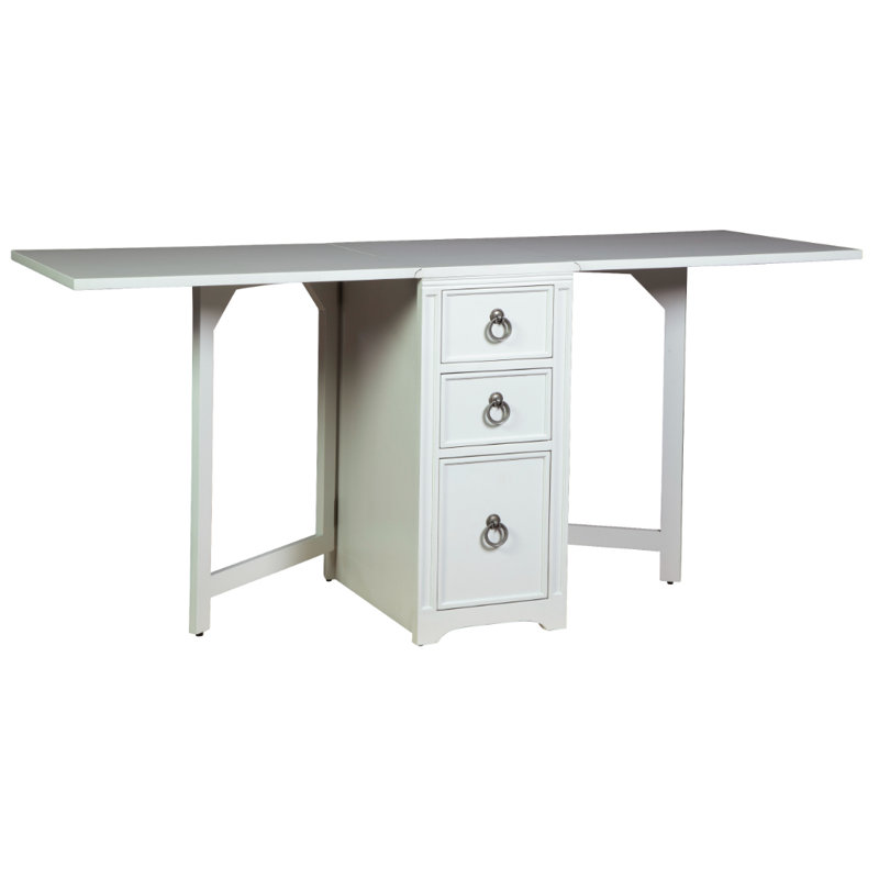Drop Leaf Desk With Linen Finish