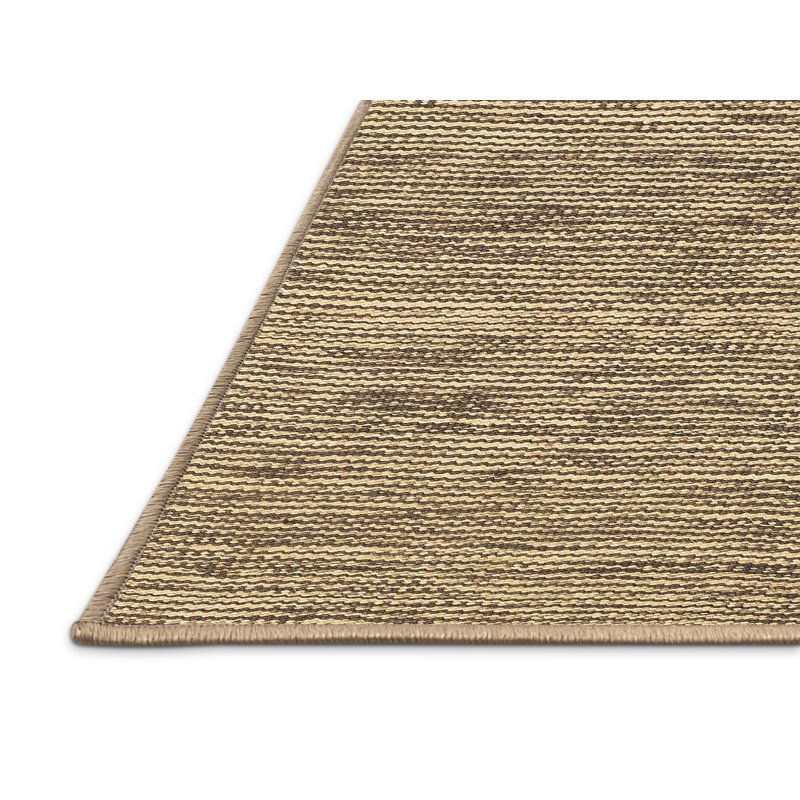 Tapis contemporains brun lavable à la machine 2768, Rectangle 2 pi x 3 pi