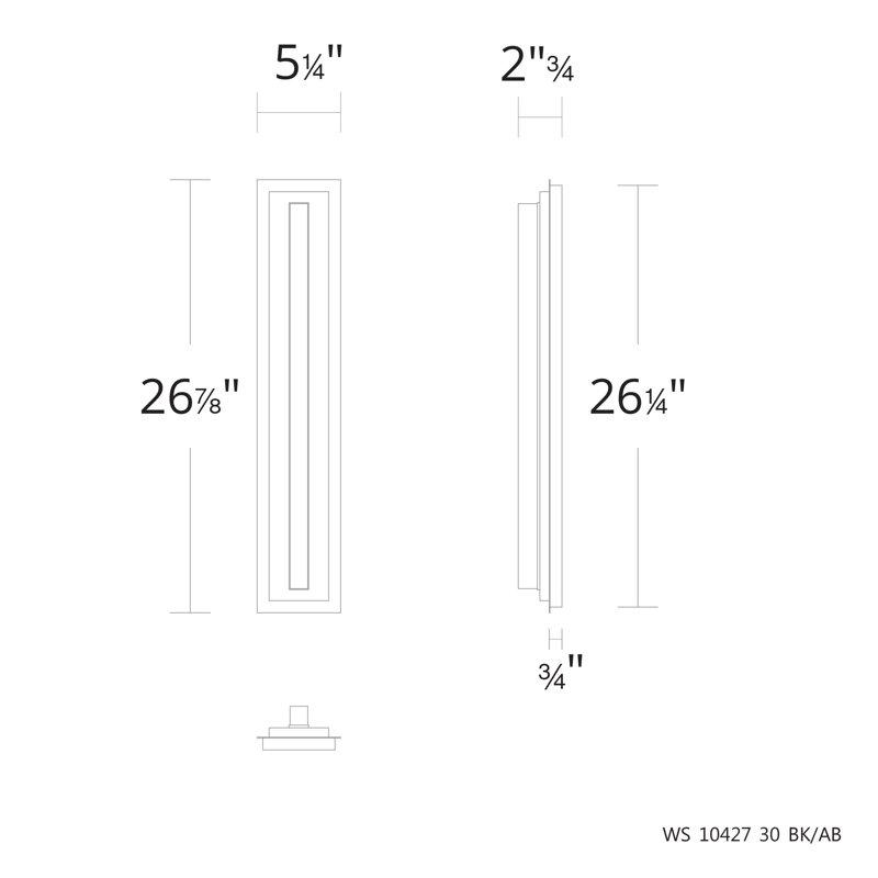 Lyrikal LED Wall Sconce, 3000K