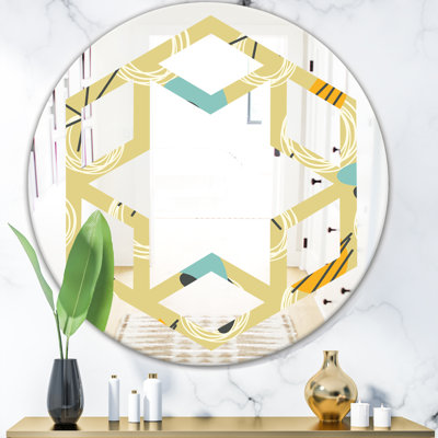 Miroir mural Hexagon Star Coastal