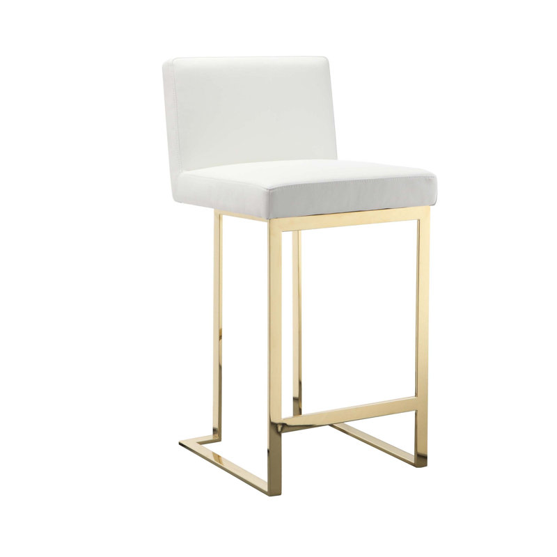 Tabouret Boly, Blanc, Tabouret de bar (siège d’une hauteur de 30 po)