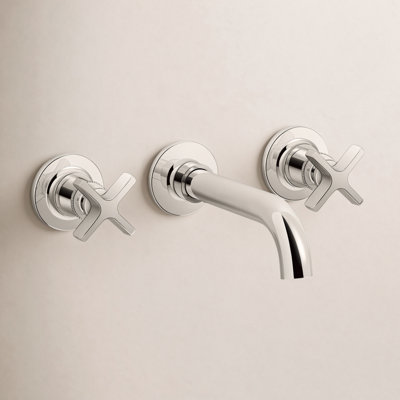 Castia Wall-Mount Bathroom Sink Faucet Trim