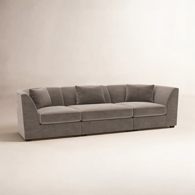 Krista 3-PC Curved Sofa