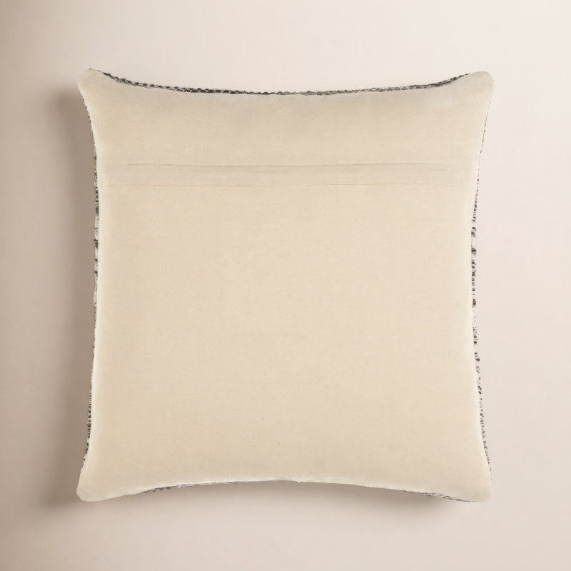 Coussin Julian, Noir/gris anthracite, Polyester/ Bourre en polyester, 18 po x 18 po