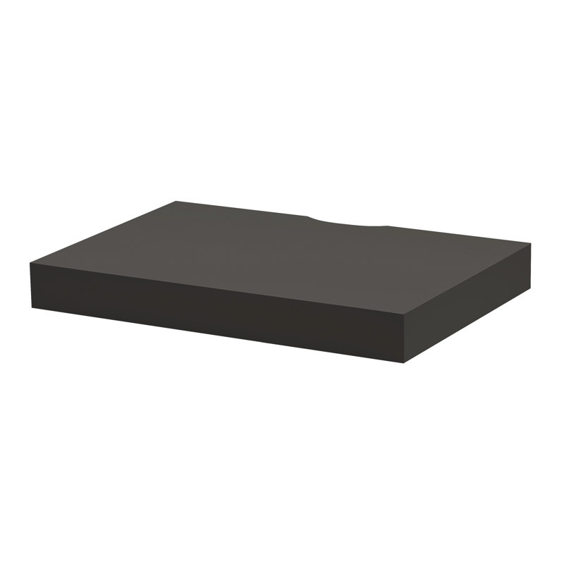 Destney Floating Shelf, 5cm H x 44.5cm W x 30cm D, Anthracite