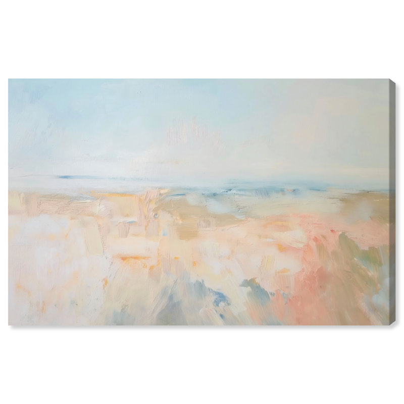 Tidal Borderland II Canvas Abstract Print by Oliver Gal, Black Frame, 15 x 10, 10"H x 15"W, Canvas Unframed