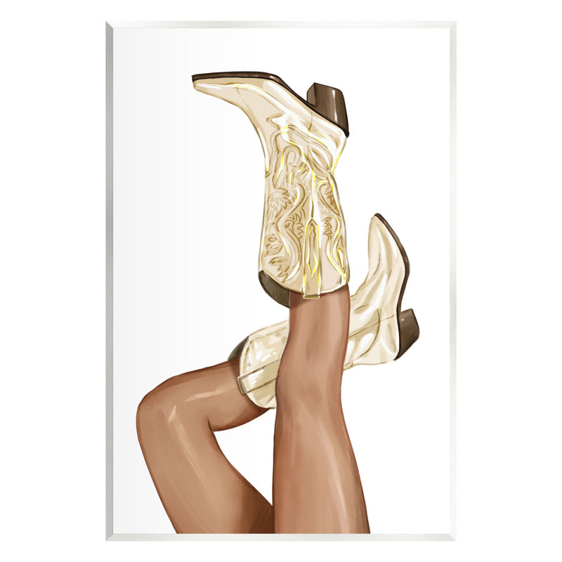 «Country Cowgirl», mode par Ziwei Li - impression, H 19 po x l 13 po x P 0,5 po, Unframed