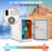 VEVOR 0.7 Cubic Feet Portable Countertop Mini Fridge-90764869