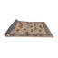 Tapis brun / bleu / rouge-688641561