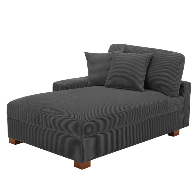 Milbrey Desborough Chaise Lounge, Beige, Left Hand Facing
