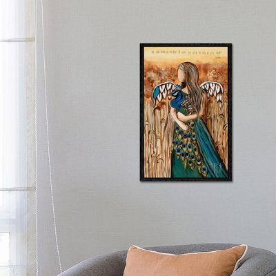 You Will Seek by Ruth's Angels - Floater Frame Gallery-Wrapped Canvas Giclée on Canvas