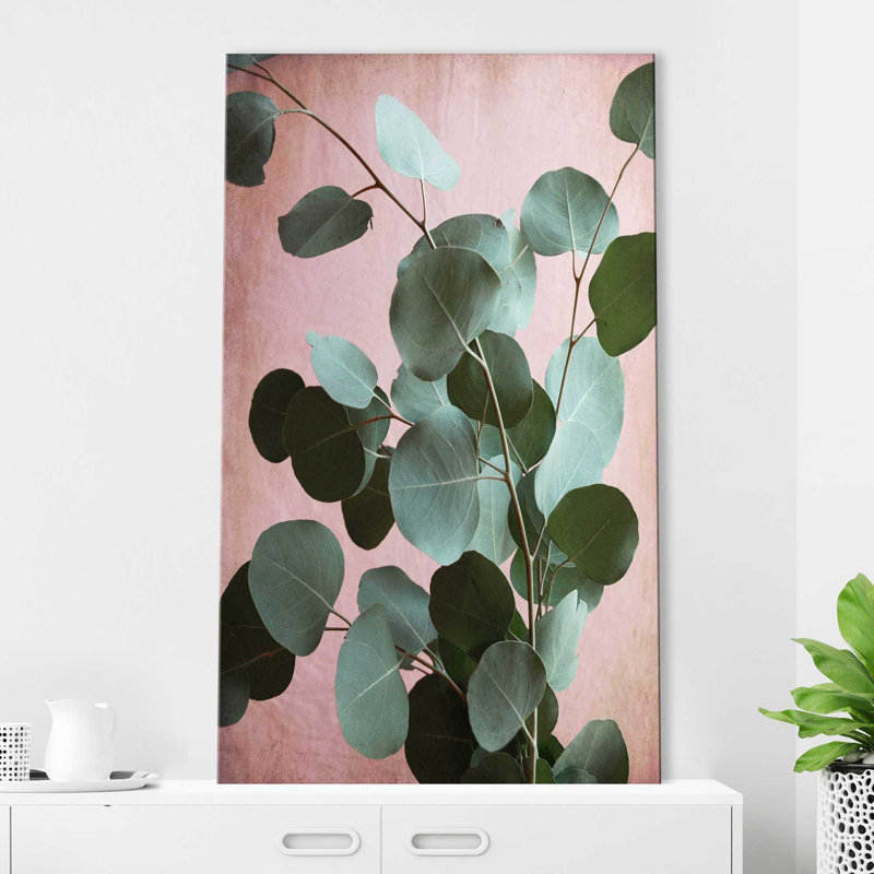 Sauge eucalyptus n ° 1 par Lupen Grainne - Peinture, Toile tendue, H 48 po x l 28 po x P 1,5 po