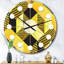 Horloge murale rétro à motif hexagonal II-40748181