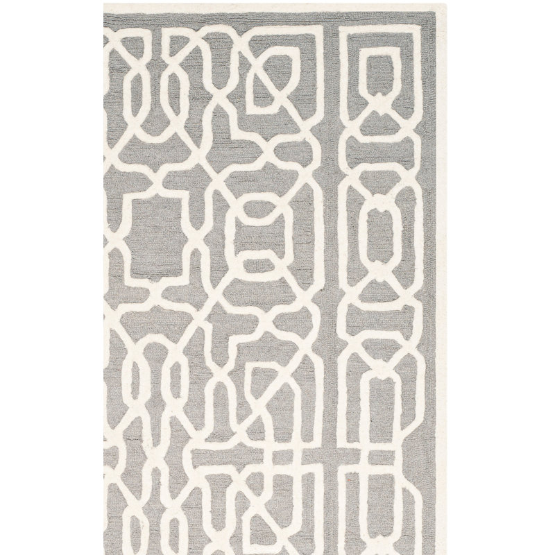 Tapis en laine touffeté à la main Cannen, Carré 6 pi