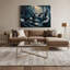 Oiseaux, art mural sur toile grise-117553967