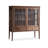 Dark brown Solid  Wood Display Cases