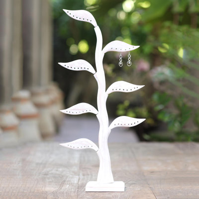 Wood Jewelry Stand