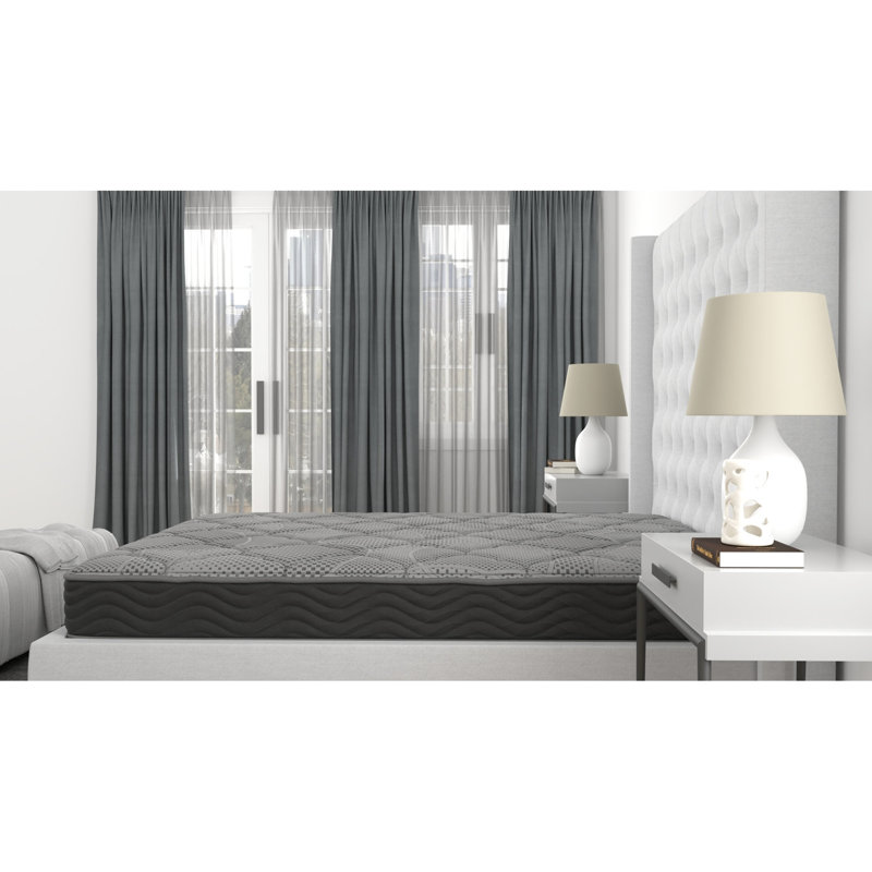 Matelas simple de 8 po - avec ressorts ensachés et ressorts ensachés pour un soutien optimal, Lit simple