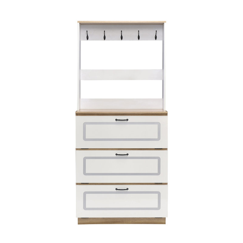 Shoe Cabinet With Drop Down Drawer