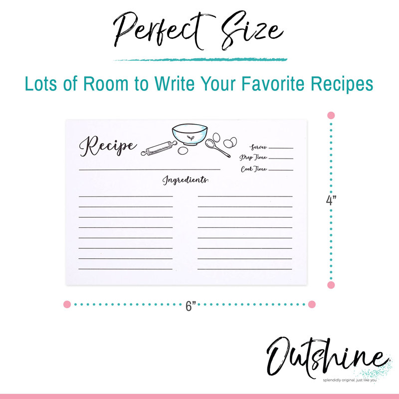 Cartes de recettes Outshine