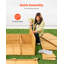 Remise de rangement pour l'extérieur en bois imperméable pour outils de jardin 4,58 pi x 5,62 pi