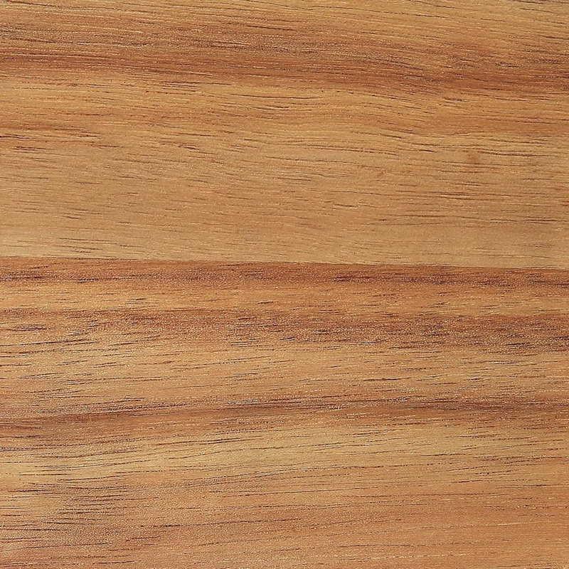 Parker Light Brown Wood Mid-Century Desk with Drawer