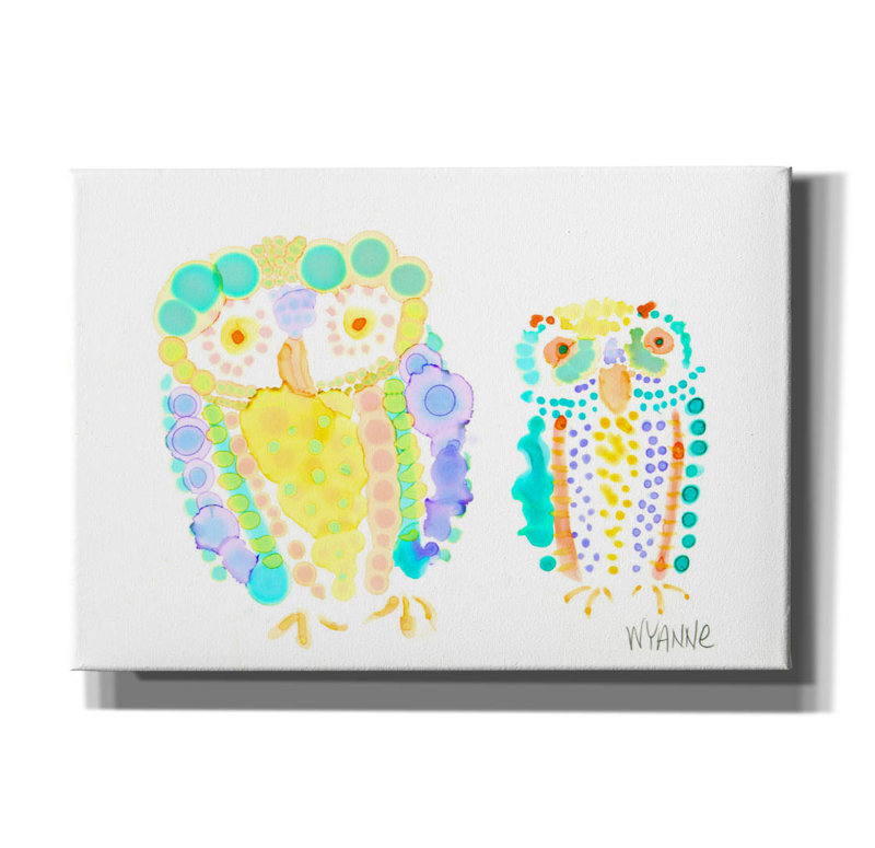 «Ruffled Feathers» par Wyanne, art mural sur toile, H 18 po x l 26 po x P 0,75 po