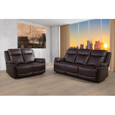 Jovina 2 - Piece Faux Leather Living Room Set