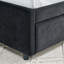 Lit de jour avec couchette rembourrée capitonnée, cadre de canapé-lit avec dossier et accoudoirs confortables, velours-173320098-173320100