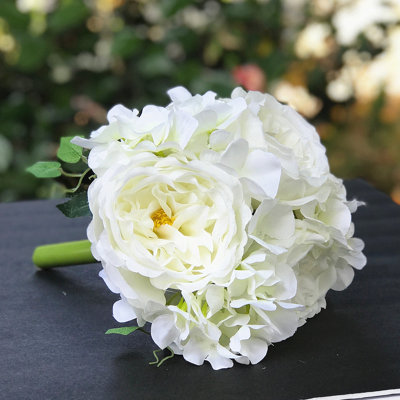 Arrangement floral artificiel pivoine