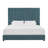 Solid Wood and Upholstered Low Profile Platform Bed-484596458-484596456
