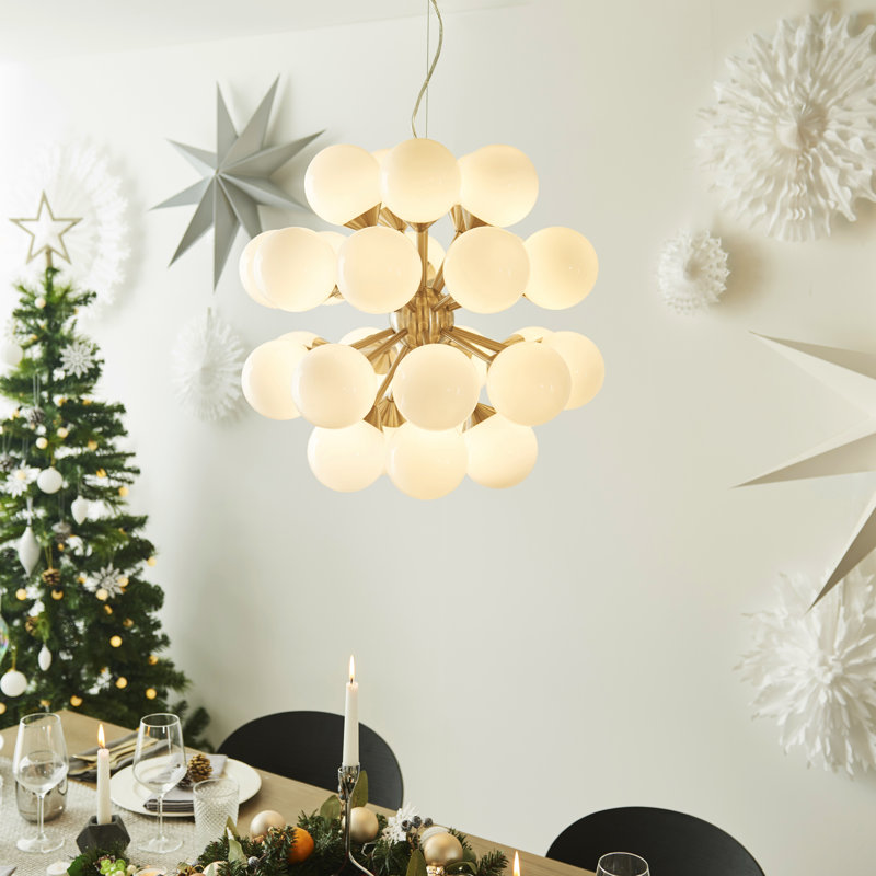 Jaxon 28 - Light Sputnik Chandelier, Gold