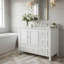 Meuble-lavabo simple Williamsburg (L) 48 po x l 21,3 po x H 34 po (base seulement), blanc-92719062