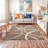 Devonshire Abstract Brown/Gray/Cream Area Rug-1002424551
