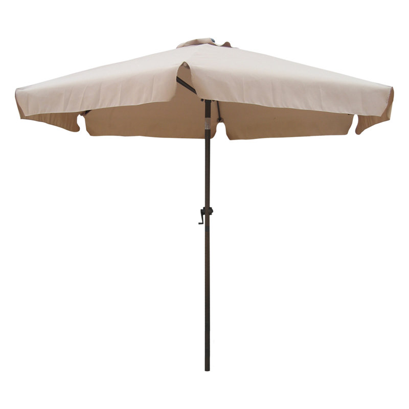 Patson 96'' Tilt Beach Umbrella, Khaki
