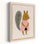 Mrssquirrel Elegant Minimalist Modern Squirrel Forest Nature Wall Art Print by Treechild - Wrapped Canvas Print-2095034843