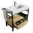 FORTE 36" Industrial Style Modular Bathroom Vanity With A Robust Metal Frame, Topped With A Seamless, Easy-To-Clean Artificial Stone Basin, Without Drainage And Faucet, KD-1391143314-1391143308