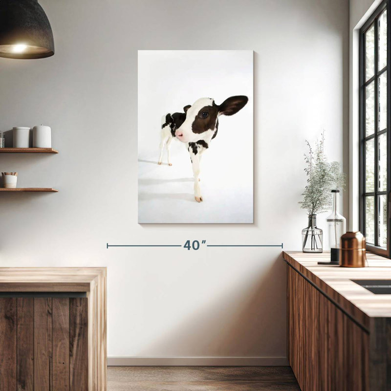 Brampt Charming Baby Cow, 39" H x 26" W