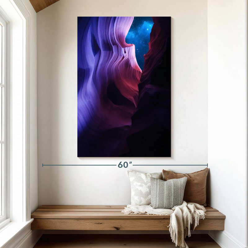 Alvord Antelope Canyon sous les étoiles, H 51 po x l 34 po