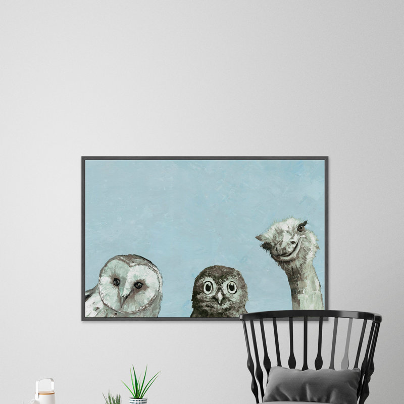 «Big Eyes In Blue», reproduction sur toile encadrée, H 24 po x l 36 po x P 1,5 po