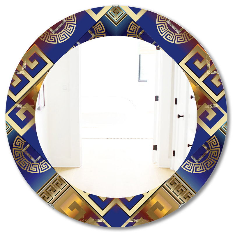 Miroir d'appoint mural, H 31,5 po x l po