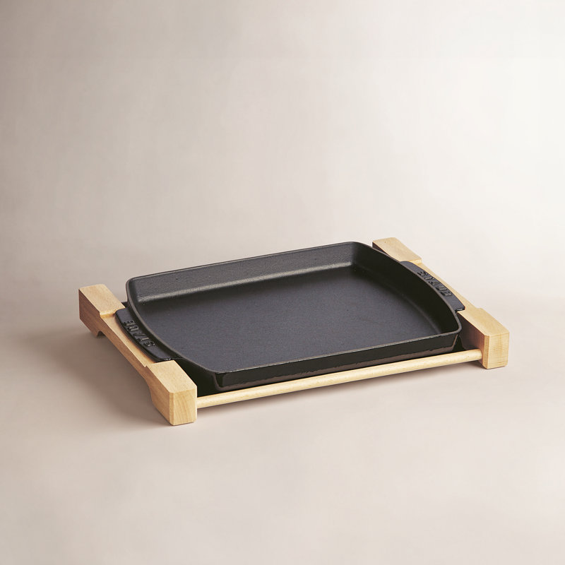 8.27 in. Cast iron Rectangular Griddle